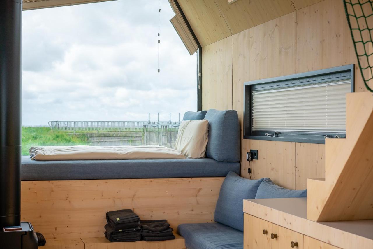 Tiny House Pioneer 18 Zur Meerseite - Green Tiny Village Harlesiel كاروليننسيل المظهر الخارجي الصورة