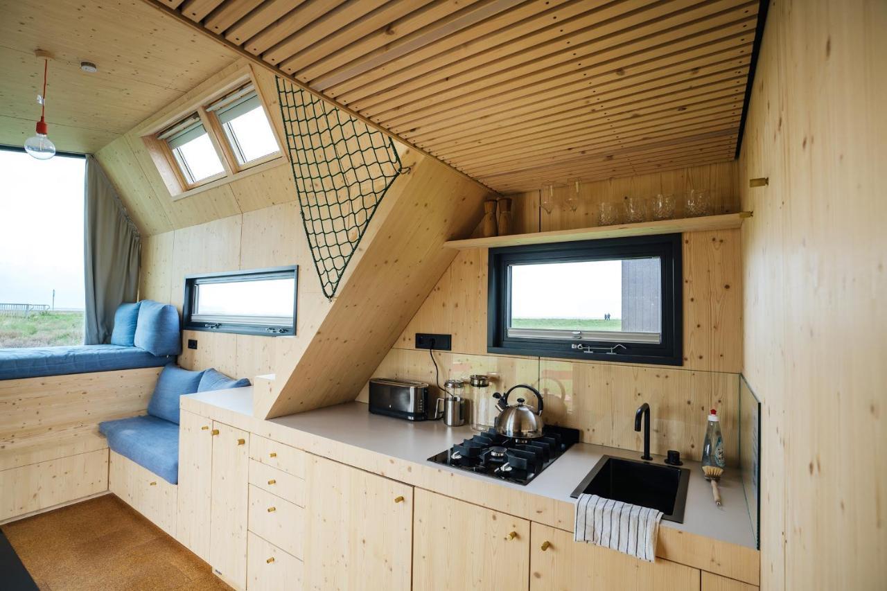Tiny House Pioneer 18 Zur Meerseite - Green Tiny Village Harlesiel كاروليننسيل المظهر الخارجي الصورة